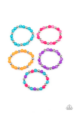 Starlet Shimmer Glassy Beaded Stretchy Bracelets