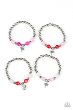Load image into Gallery viewer, Starlet Shimmer Heart Charm Bracelets