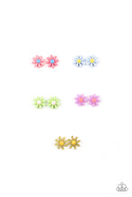 Load image into Gallery viewer, Starlet Shimmer Flower Earrings