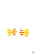 Load image into Gallery viewer, Starlet Shimmer - Butterfly Polka Dot/Striped Earrings - Paparazzi