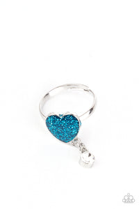 Starlet Shimmer - Glitter Heart Ring - Paparazzi